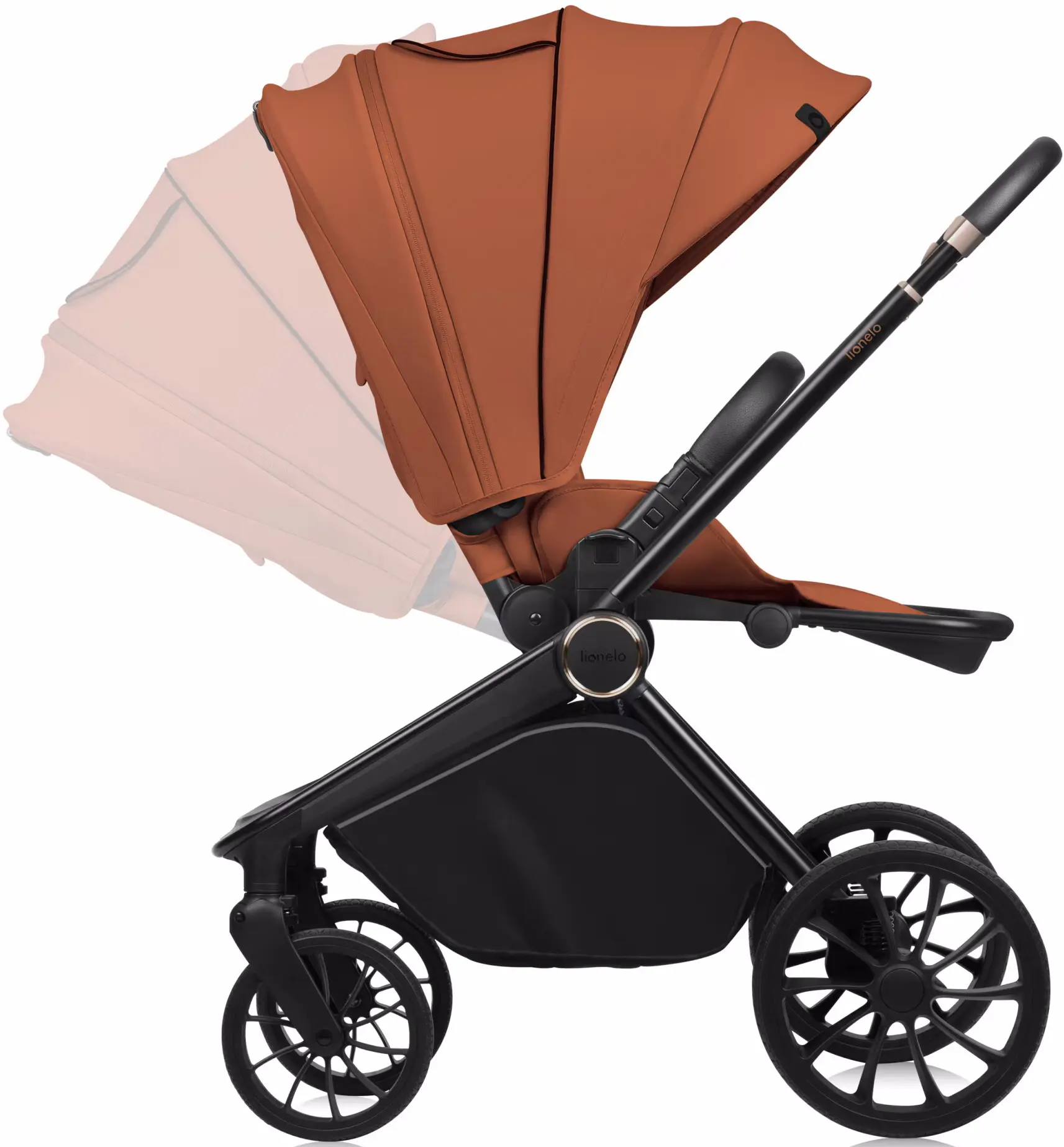 Коляска модульная 2в1 Lionelo Mika Plus (Brown Rust)