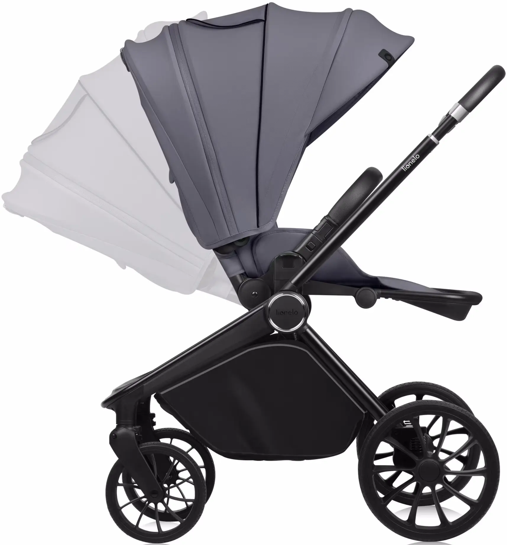 Carucior modular 2in1 Lionelo Mika Plus (Grey Stone)