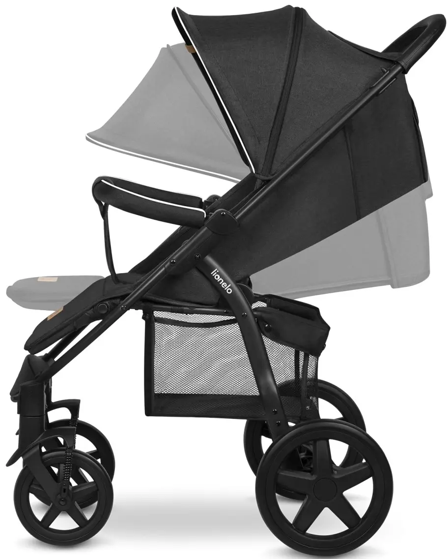 Carucior de plimbare Lionelo Annet Plus (Black Carbon)