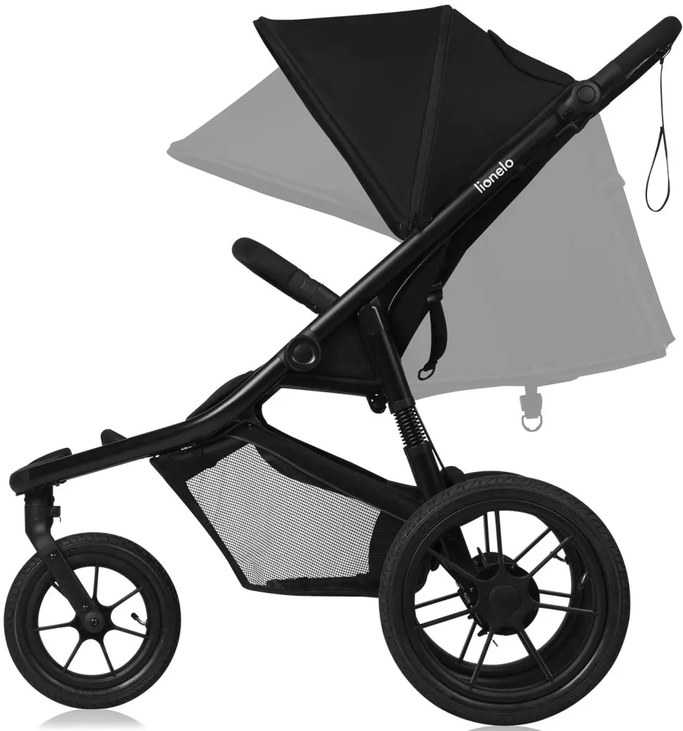 Коляска прогулочная Lionelo Azura (Black Onyx)