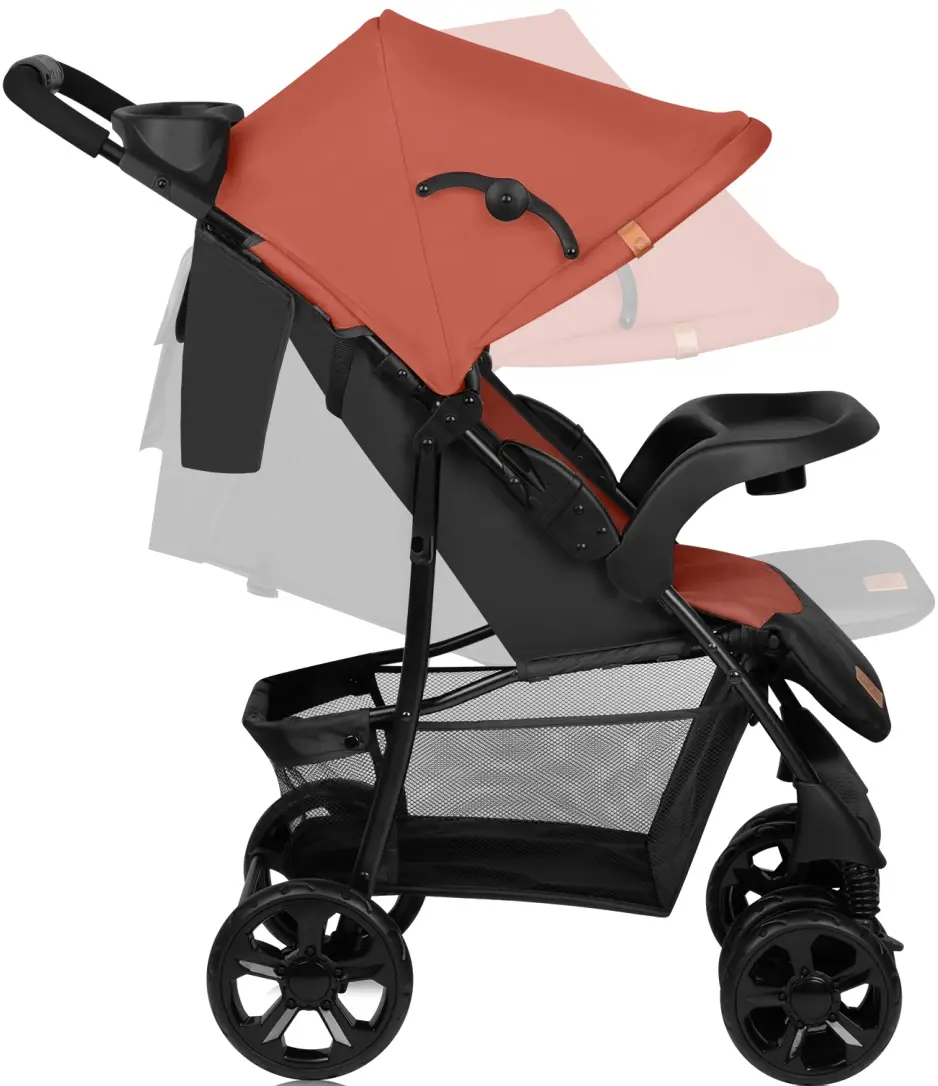 Carucior de plimbare Lionelo Emma Plus (Coral Pink)