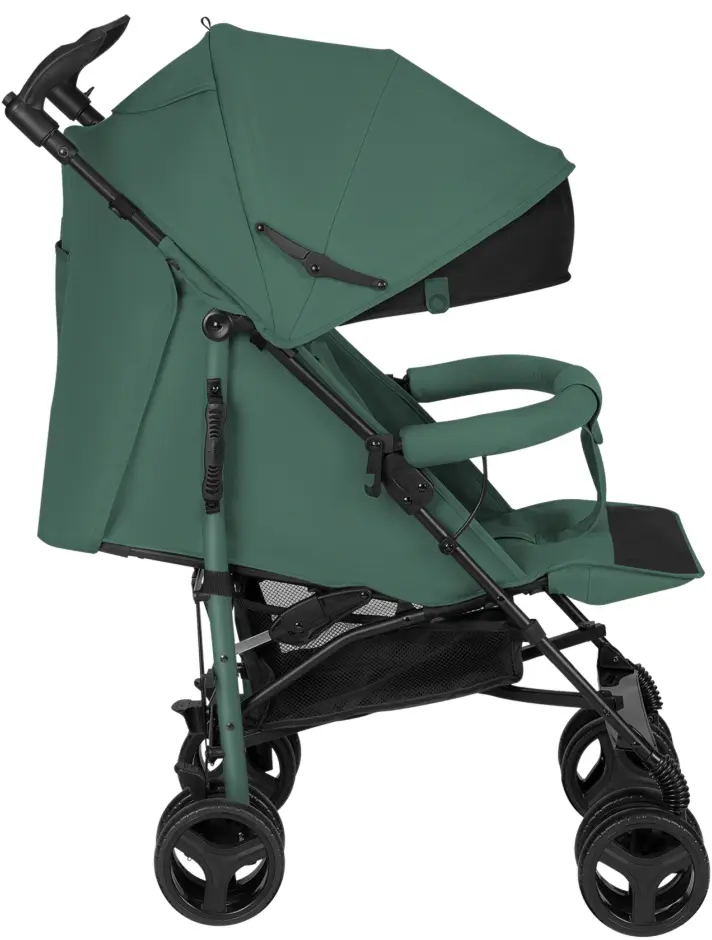 Carucior de plimbare Lionelo Irma (Black/Green Emerald) - 3