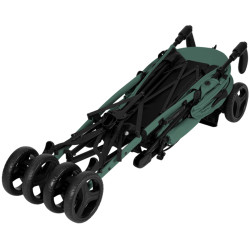 Carucior de plimbare Lionelo Irma (Black/Green Emerald) Thumb
