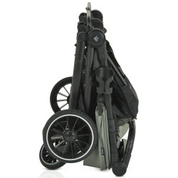 Carucior pentru gemeni Moni TwinGo (Mineral Green) Thumb