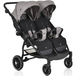 Коляска для двойни Moni TwinGo (Silver) Thumb
