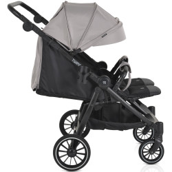 Коляска для двойни Moni TwinGo (Silver) Thumb