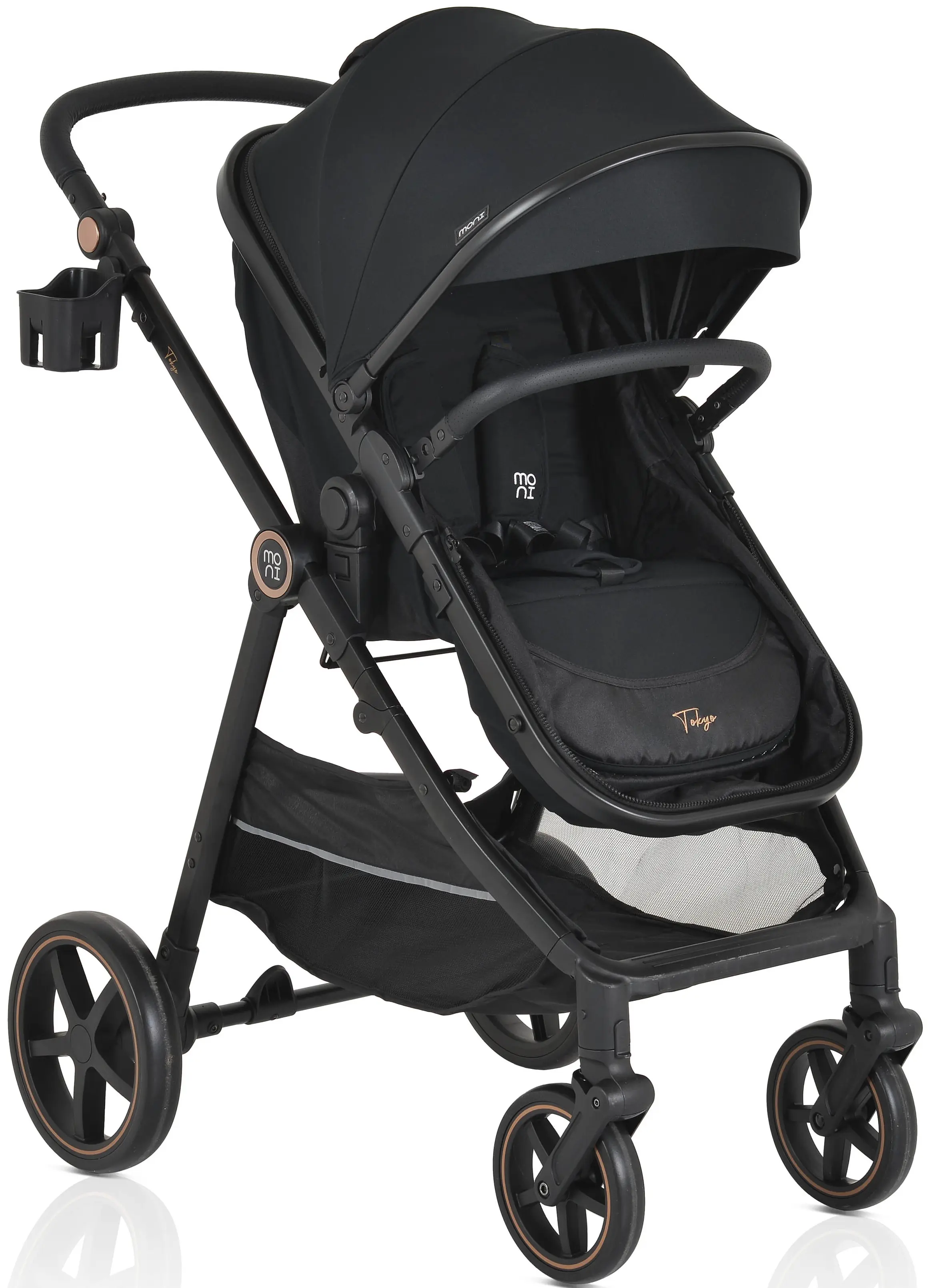 Carucior modular 2in1 Moni Tokyo (Black)