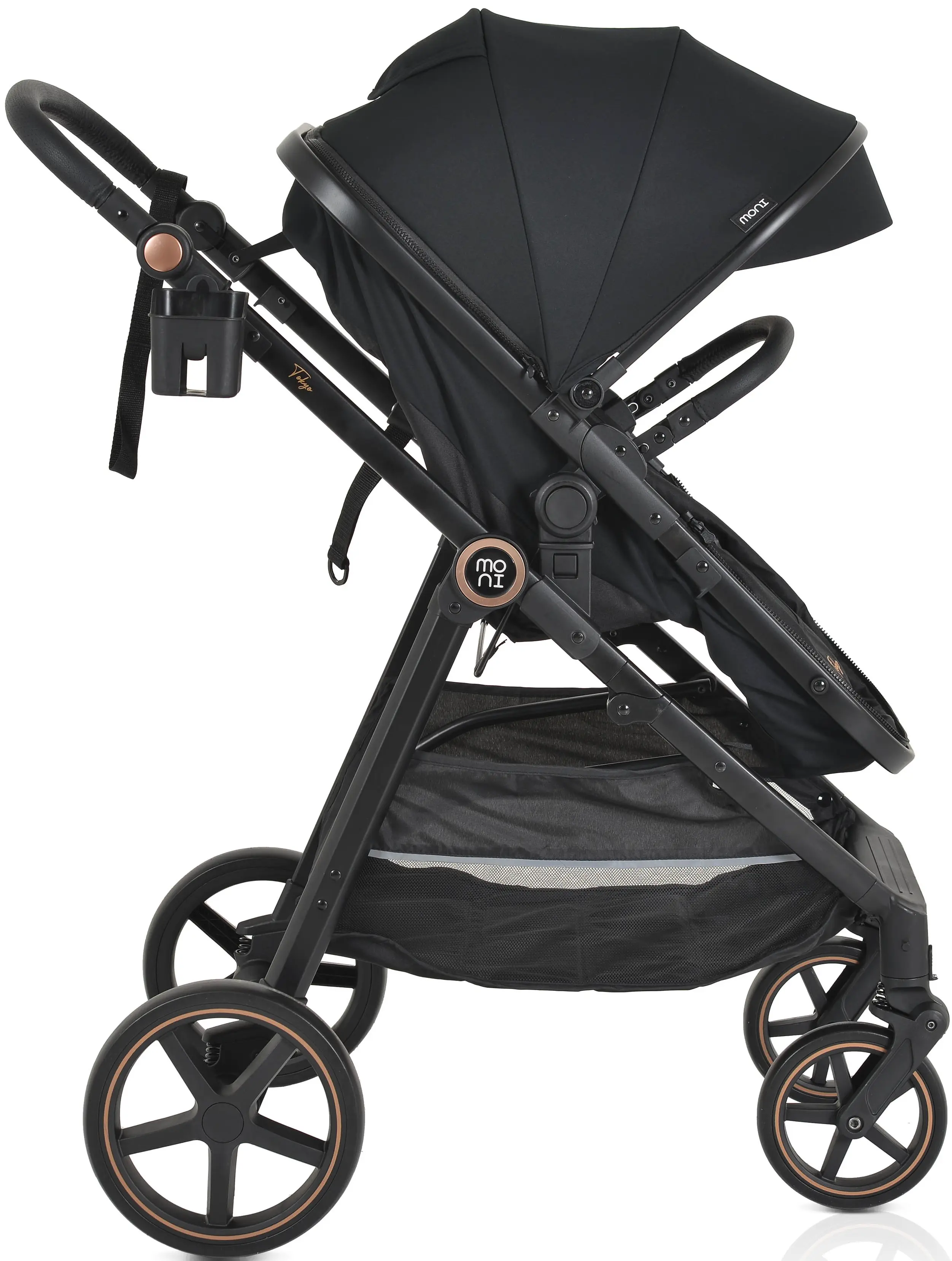 Carucior modular 2in1 Moni Tokyo (Black)