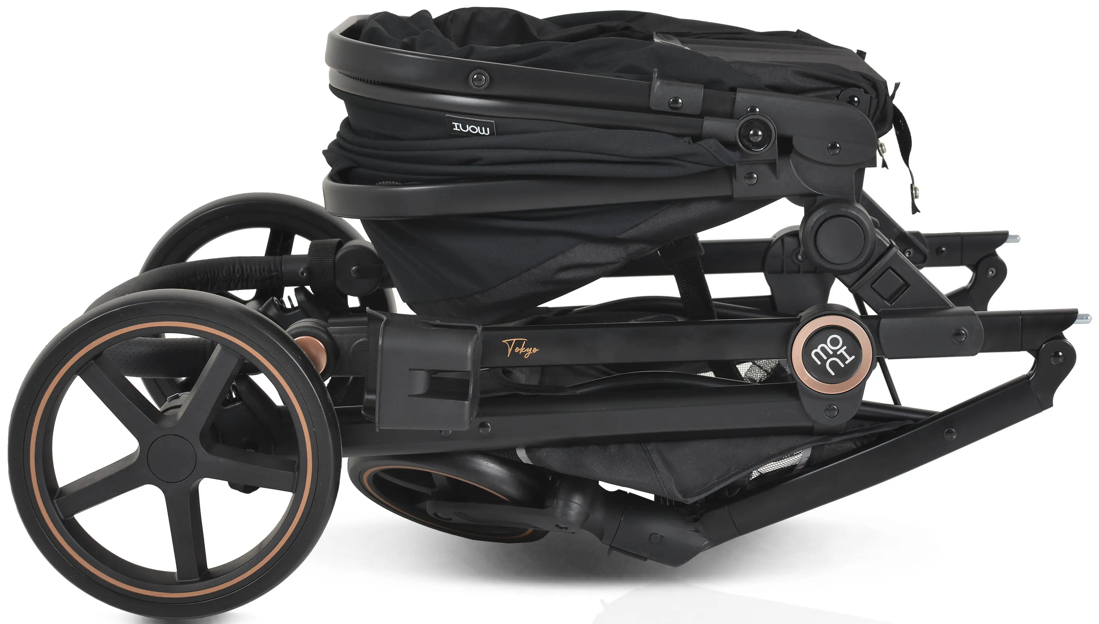 Carucior modular 2in1 Moni Tokyo (Black)