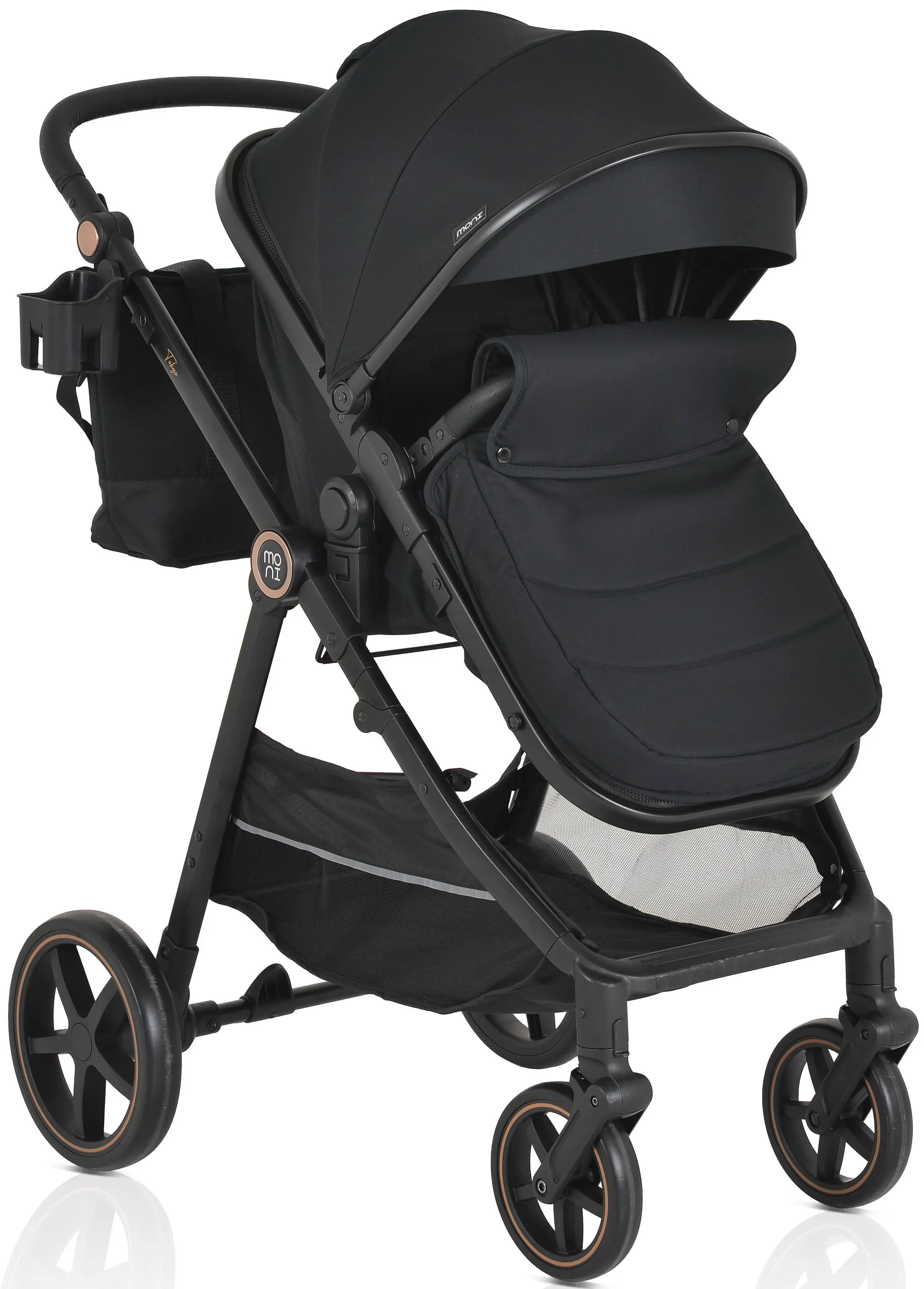 Carucior modular 2in1 Moni Tokyo (Black)