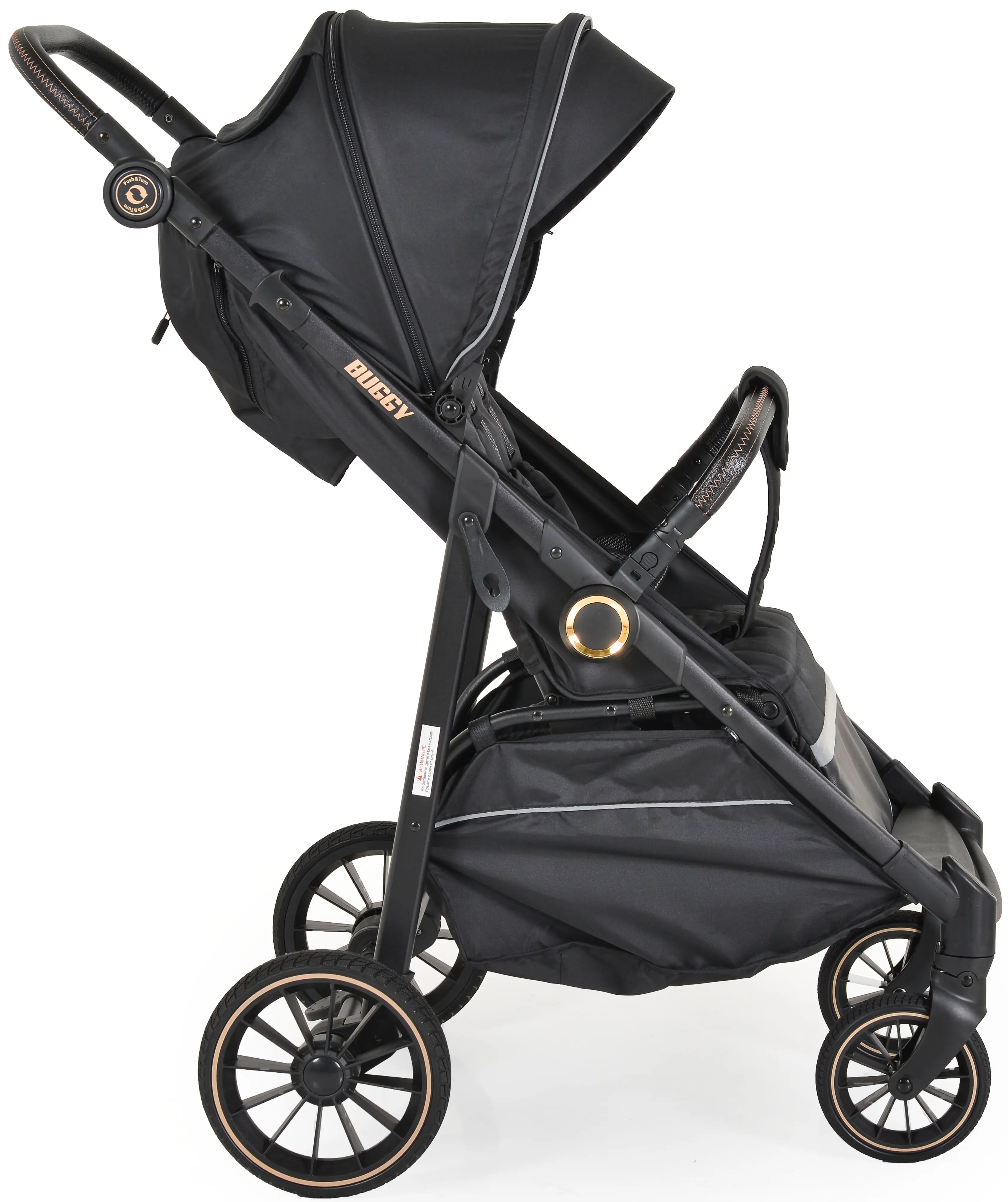 Коляска прогулочная Moni Buggy (Black)
