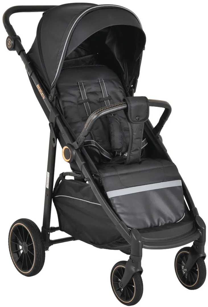 Коляска прогулочная Moni Buggy (Black)