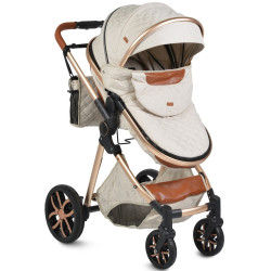 Carucior-transformer 2in1 Moni Alma (Beige) Thumb