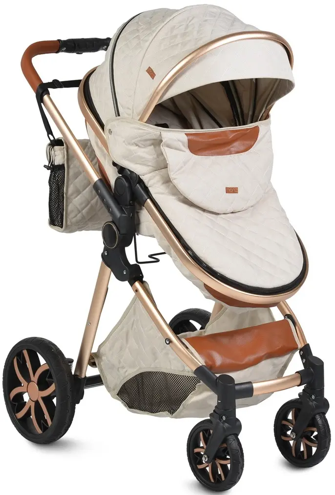 Carucior-transformer 2in1 Moni Alma (Beige)