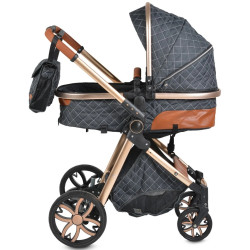 Коляска-трансформер 2в1 Moni Alma (Black) Thumb