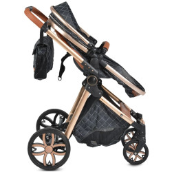 Коляска-трансформер 2в1 Moni Alma (Black) Thumb
