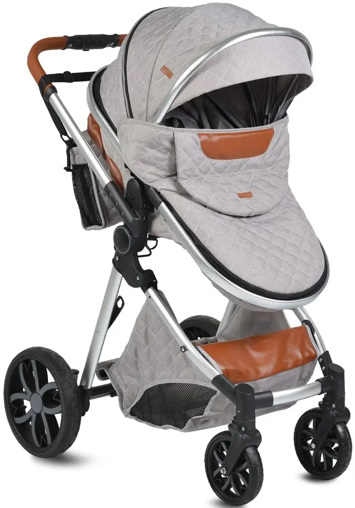 Carucior-transformer 2in1 Moni Alma (Light Grey)