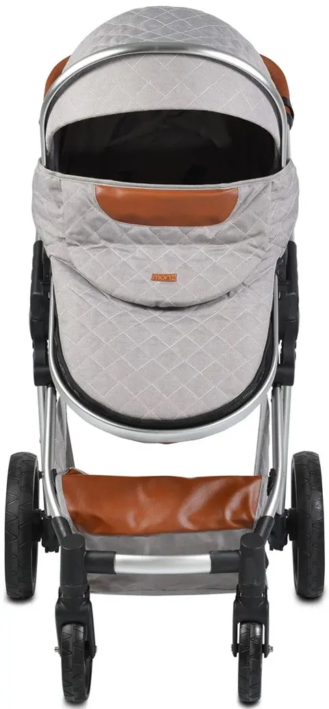 Carucior-transformer 2in1 Moni Alma (Light Grey)