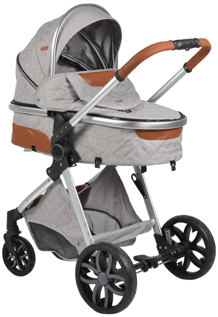 Carucior-transformer 2in1 Moni Alma (Light Grey)