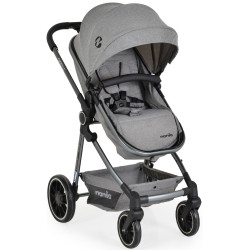 Carucior-transformer 2in1 Moni Giselle (Grey) Thumb