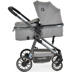 Carucior-transformer 2in1 Moni Giselle (Grey) Thumb