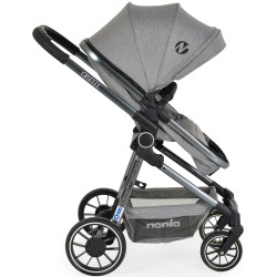 Carucior-transformer 2in1 Moni Giselle (Grey) Thumb