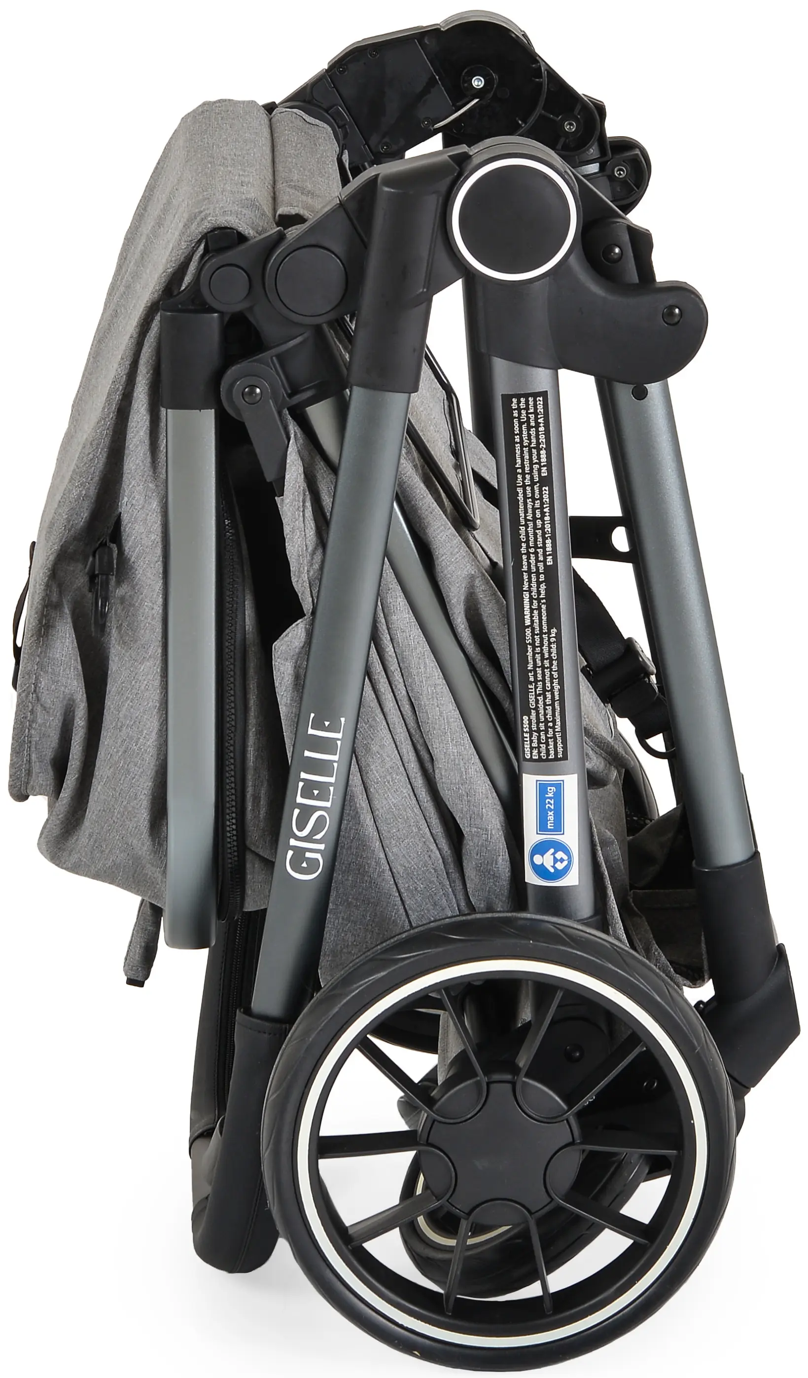 Carucior-transformer 2in1 Moni Giselle (Grey)