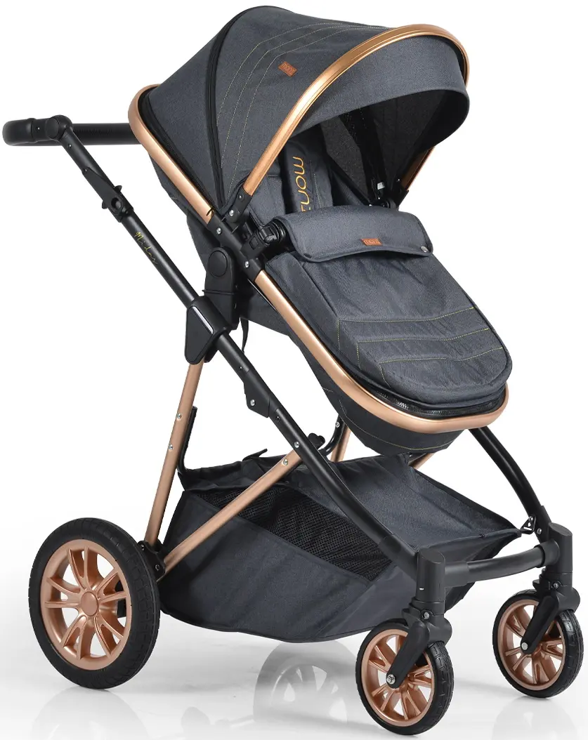 Коляска-трансформер 2в1 Moni Midas (Black)