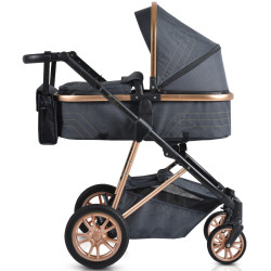 Коляска-трансформер 2в1 Moni Midas (Black) Thumb