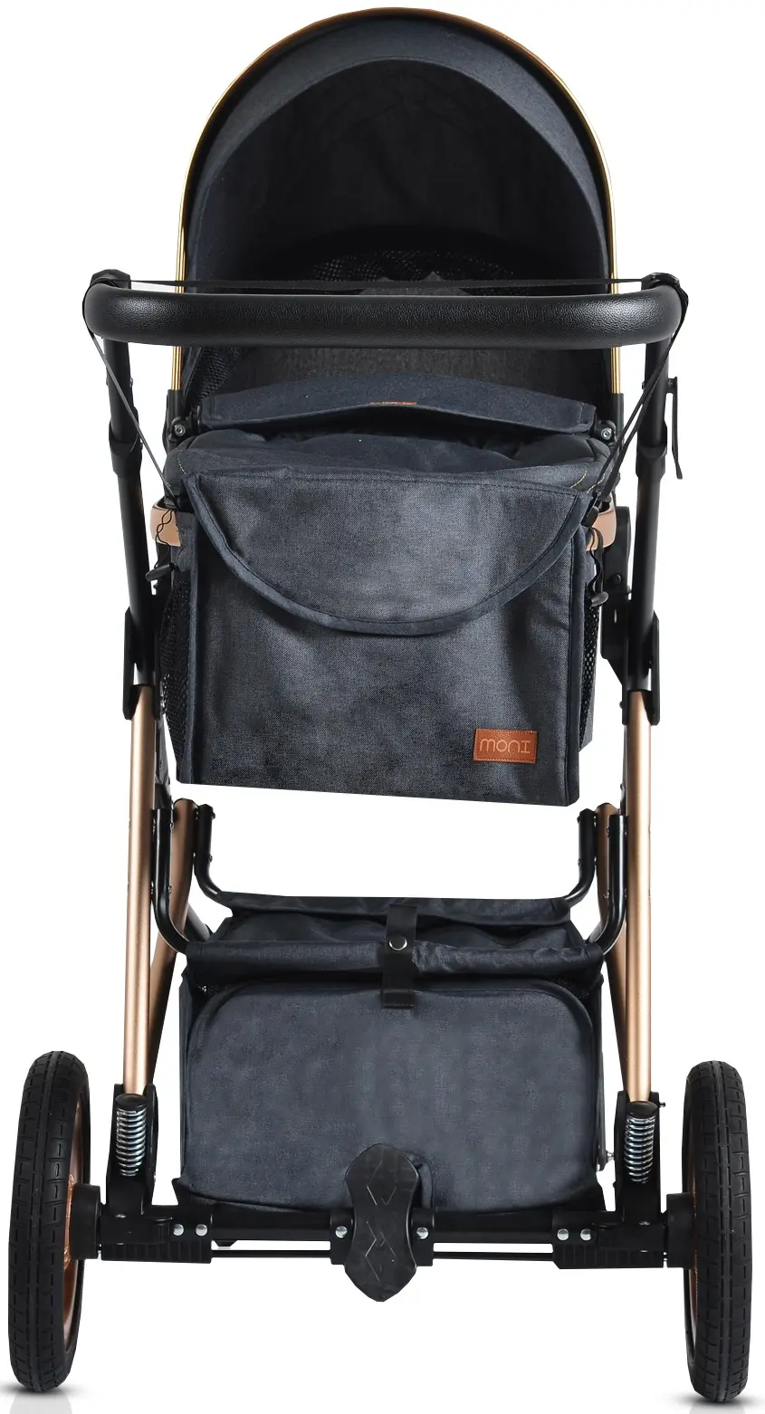 Коляска-трансформер 2в1 Moni Midas (Black)