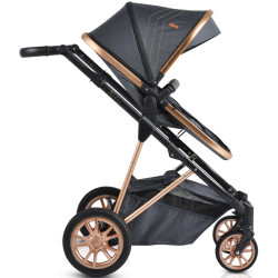 Коляска-трансформер 2в1 Moni Midas (Black) Thumb