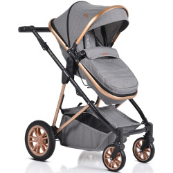 Коляска-трансформер 2в1 Moni Midas (Grey) Thumb