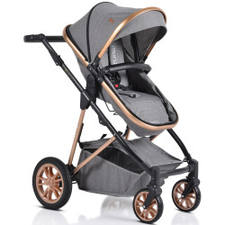 Коляска-трансформер 2в1 Moni Midas (Grey) Thumb