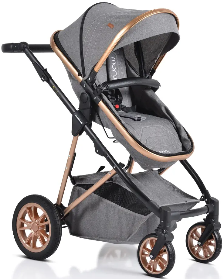 Коляска-трансформер 2в1 Moni Midas (Grey)