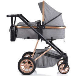 Коляска-трансформер 2в1 Moni Midas (Grey) Thumb