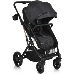 Коляска-трансформер 2в1 Moni Rafaello (Black) Thumb