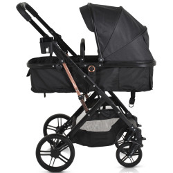 Коляска-трансформер 2в1 Moni Rafaello (Black) Thumb