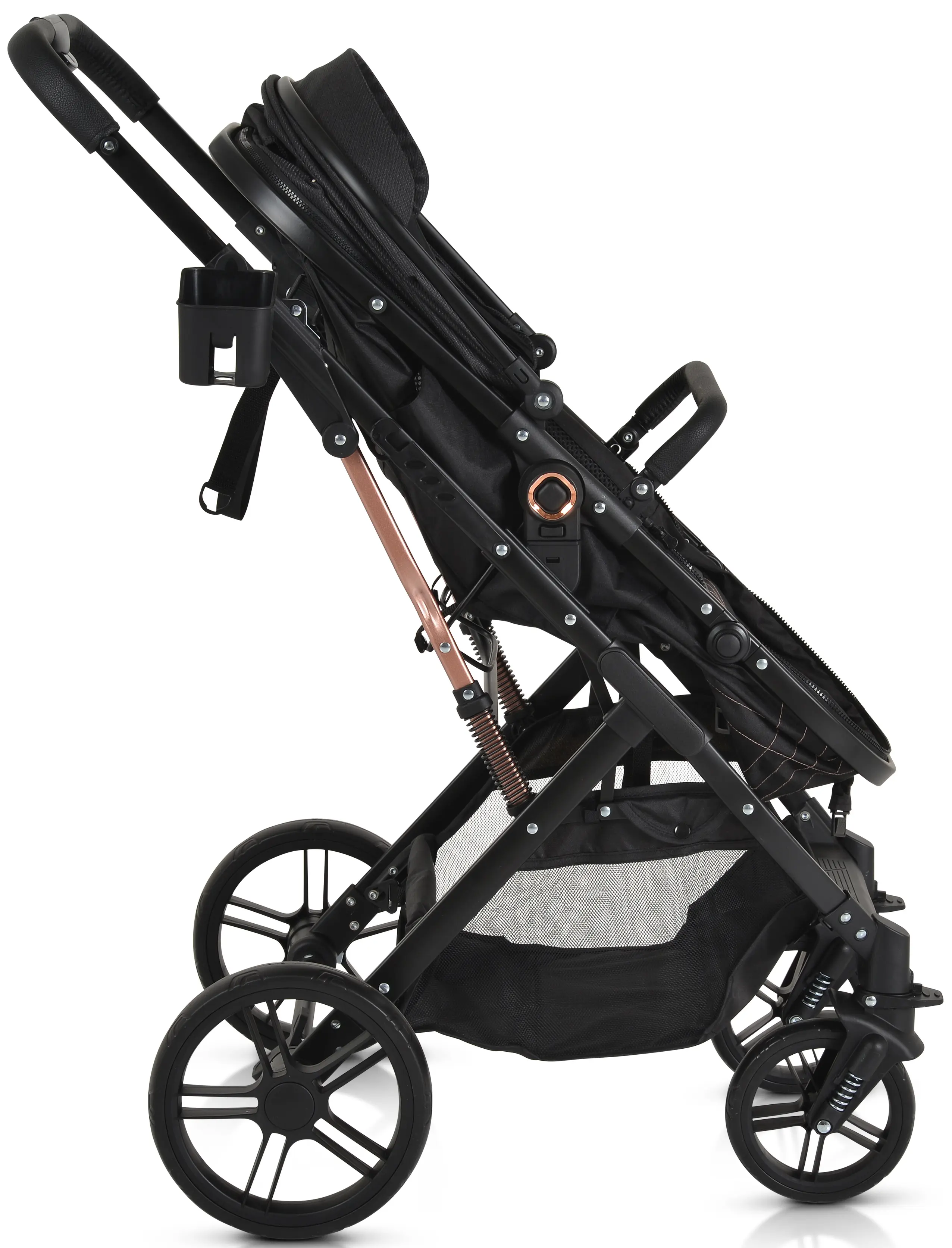 Коляска-трансформер 2в1 Moni Rafaello (Black)