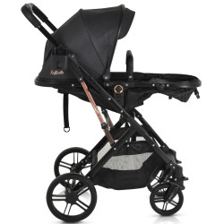 Коляска-трансформер 2в1 Moni Rafaello (Black) Thumb