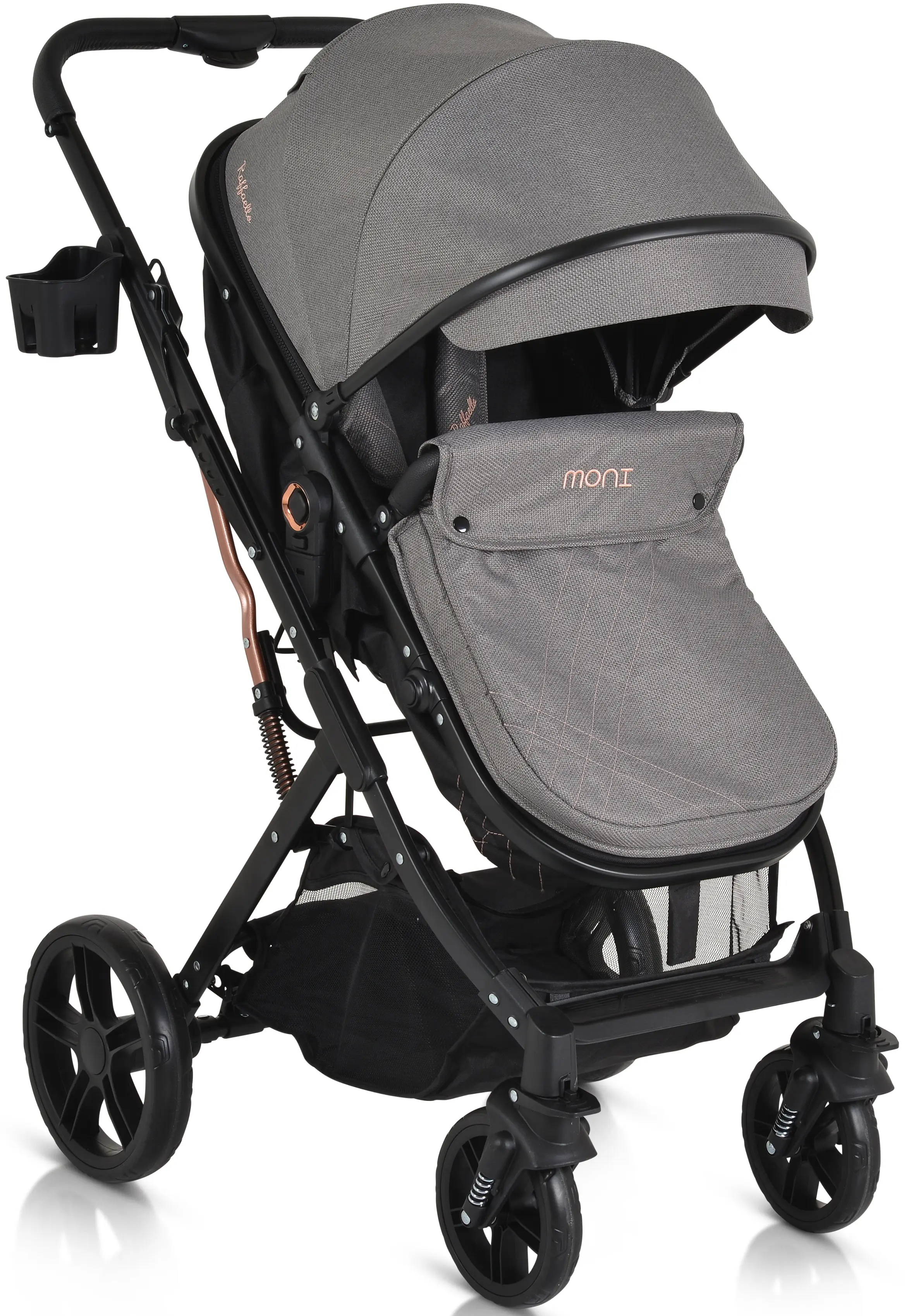 Коляска-трансформер 2в1 Moni Rafaello (Grey)