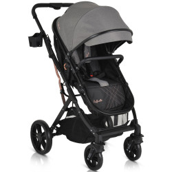 Коляска-трансформер 2в1 Moni Rafaello (Grey) Thumb
