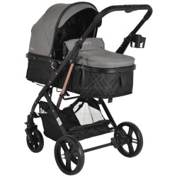Коляска-трансформер 2в1 Moni Rafaello (Grey)