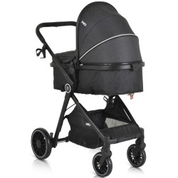 Коляска-трансформер 2в1 Moni Rio (Black) Thumb