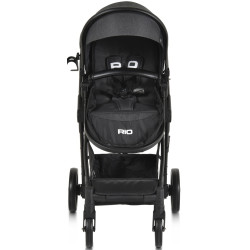 Коляска-трансформер 2в1 Moni Rio (Black) Thumb