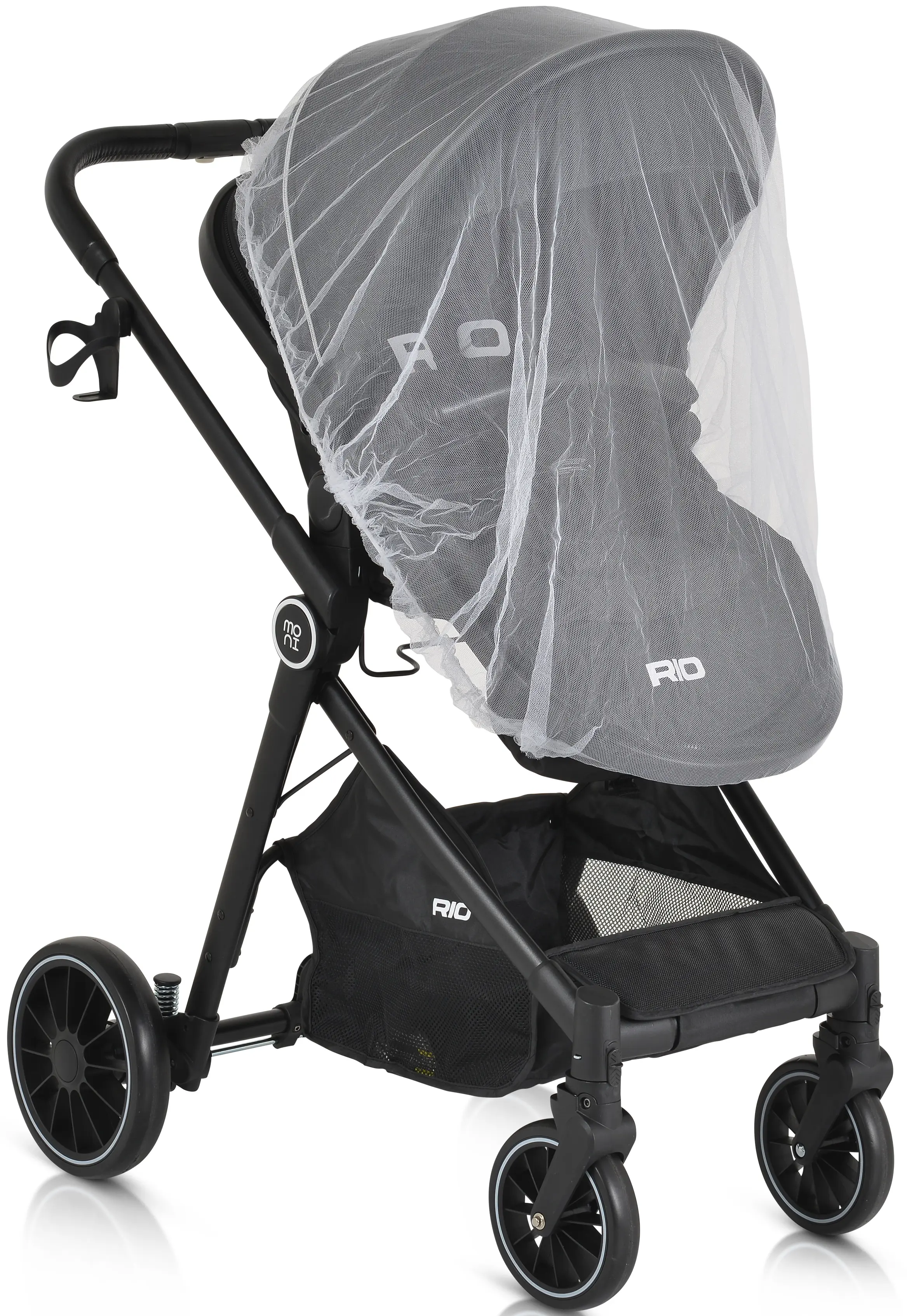 Коляска-трансформер 2в1 Moni Rio (Black)