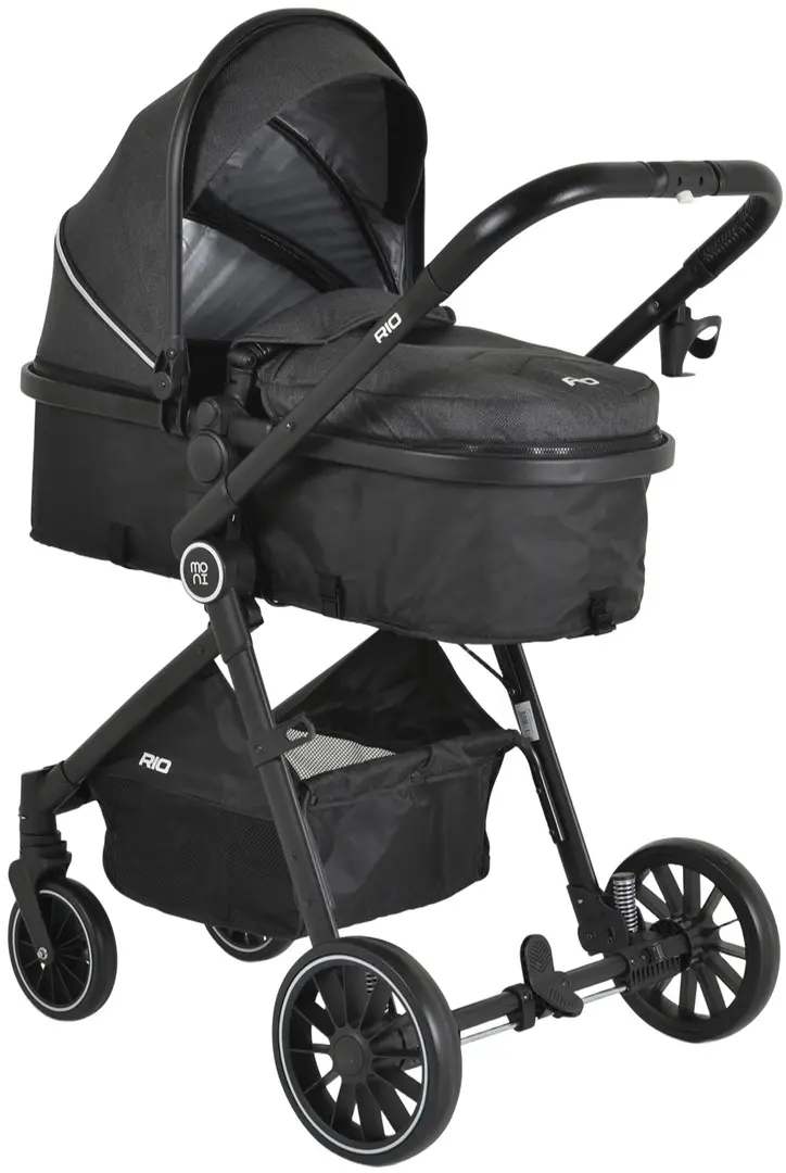 Коляска-трансформер 2в1 Moni Rio (Black)