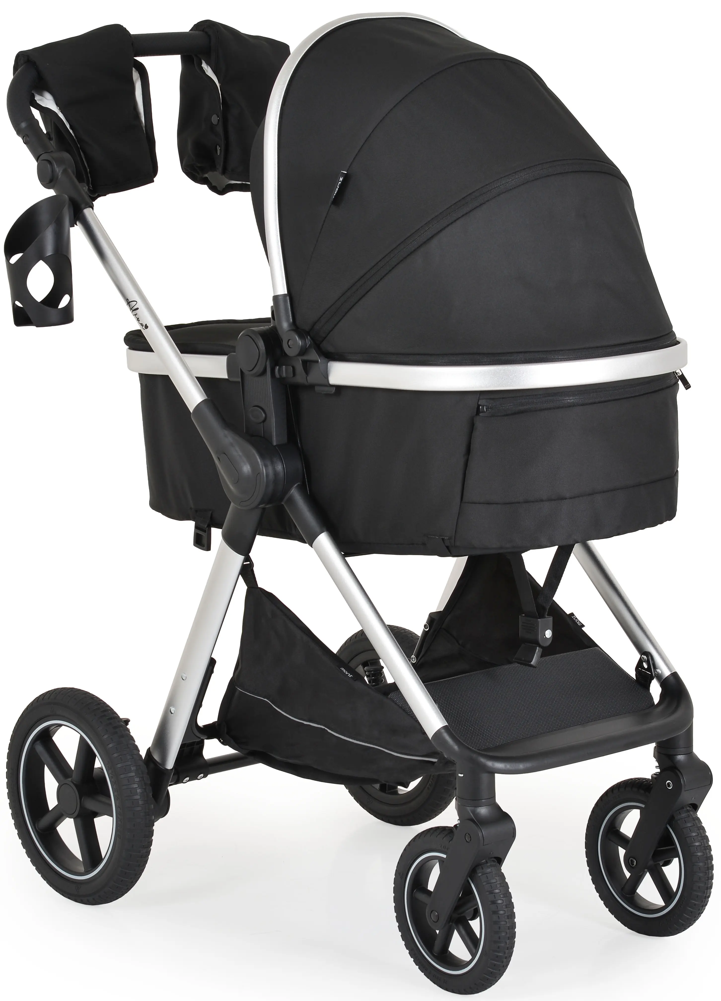 Carucior-transformer 2in1 Moni Alina (Black Onyx)