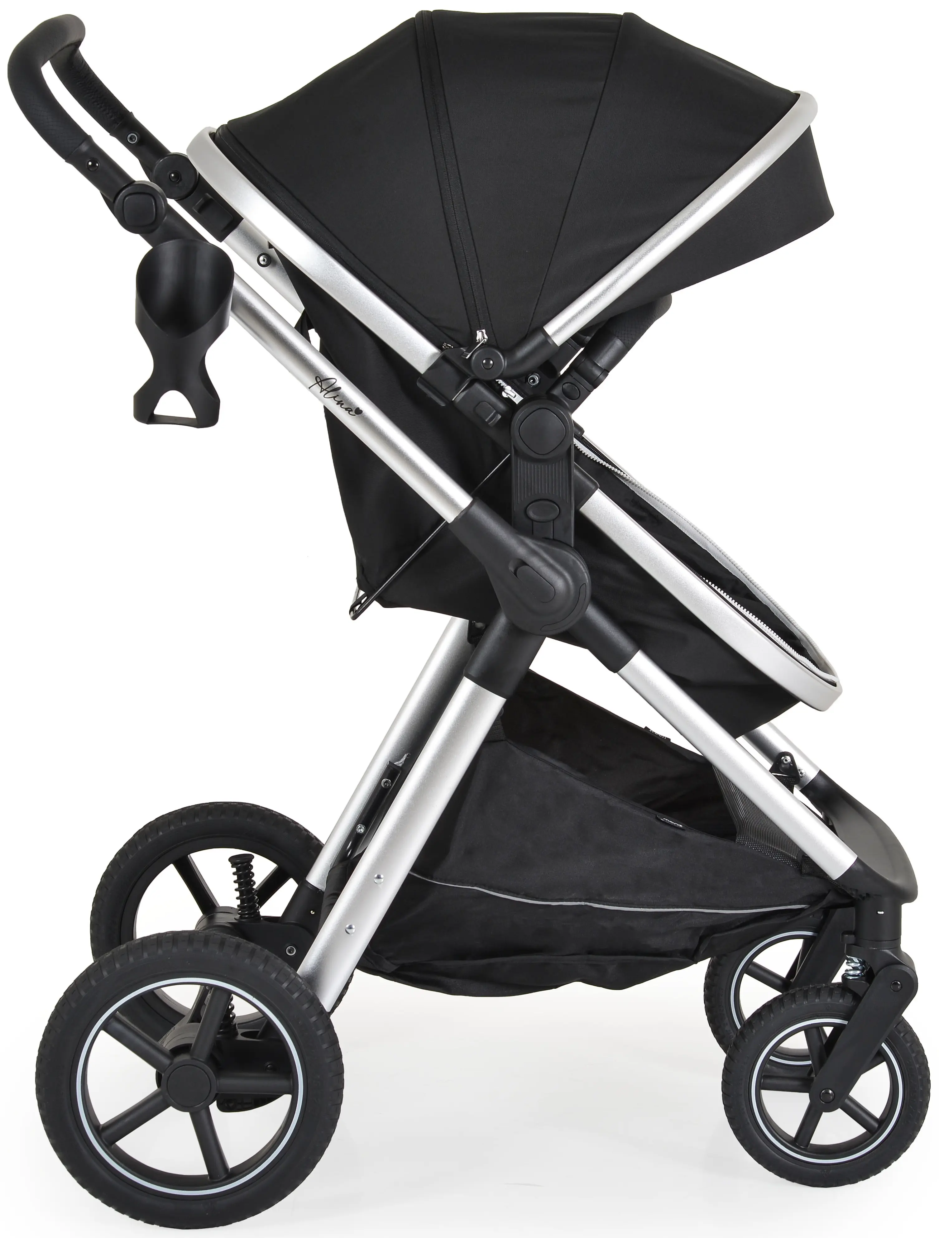 Carucior-transformer 2in1 Moni Alina (Black Onyx)