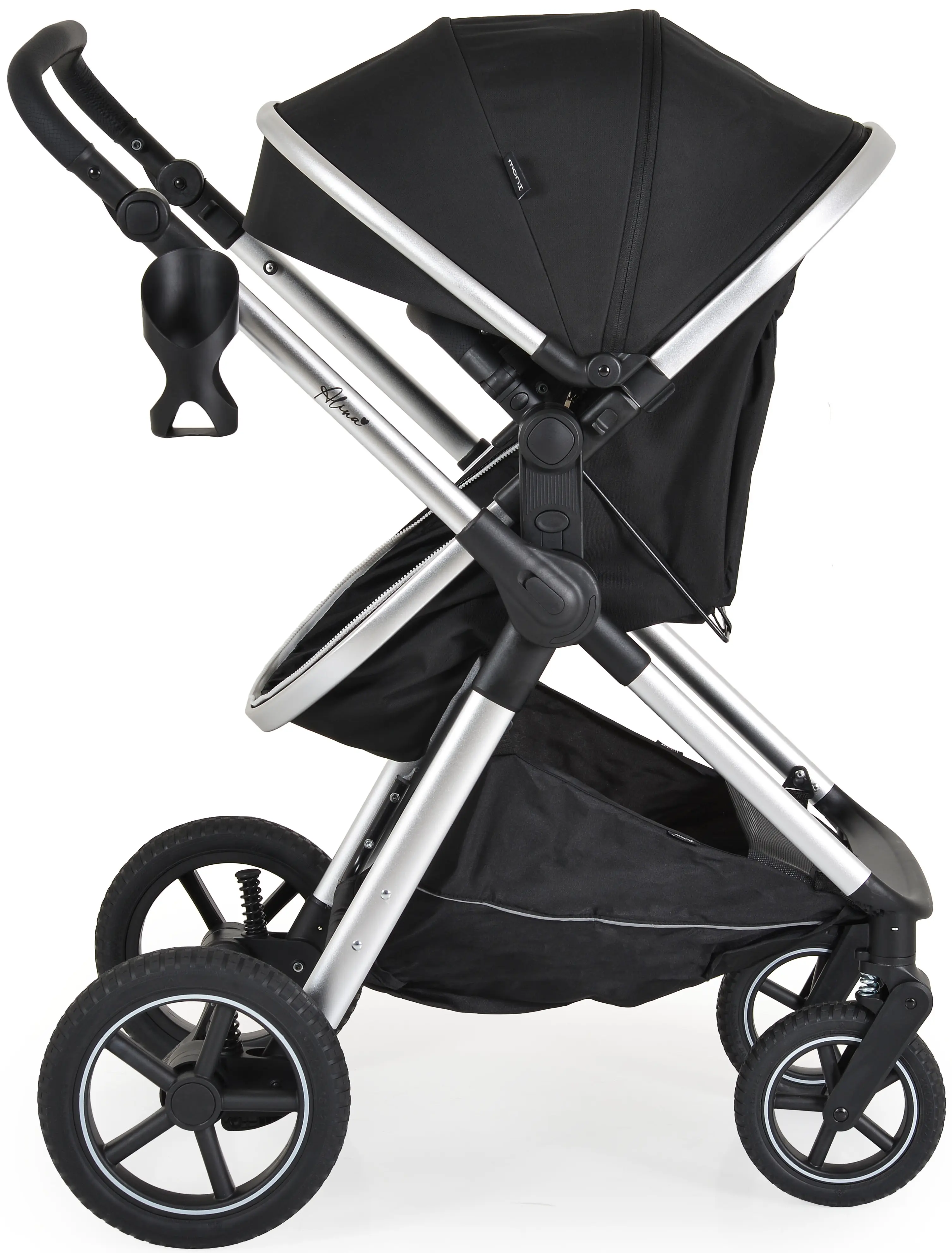 Carucior-transformer 2in1 Moni Alina (Black Onyx)