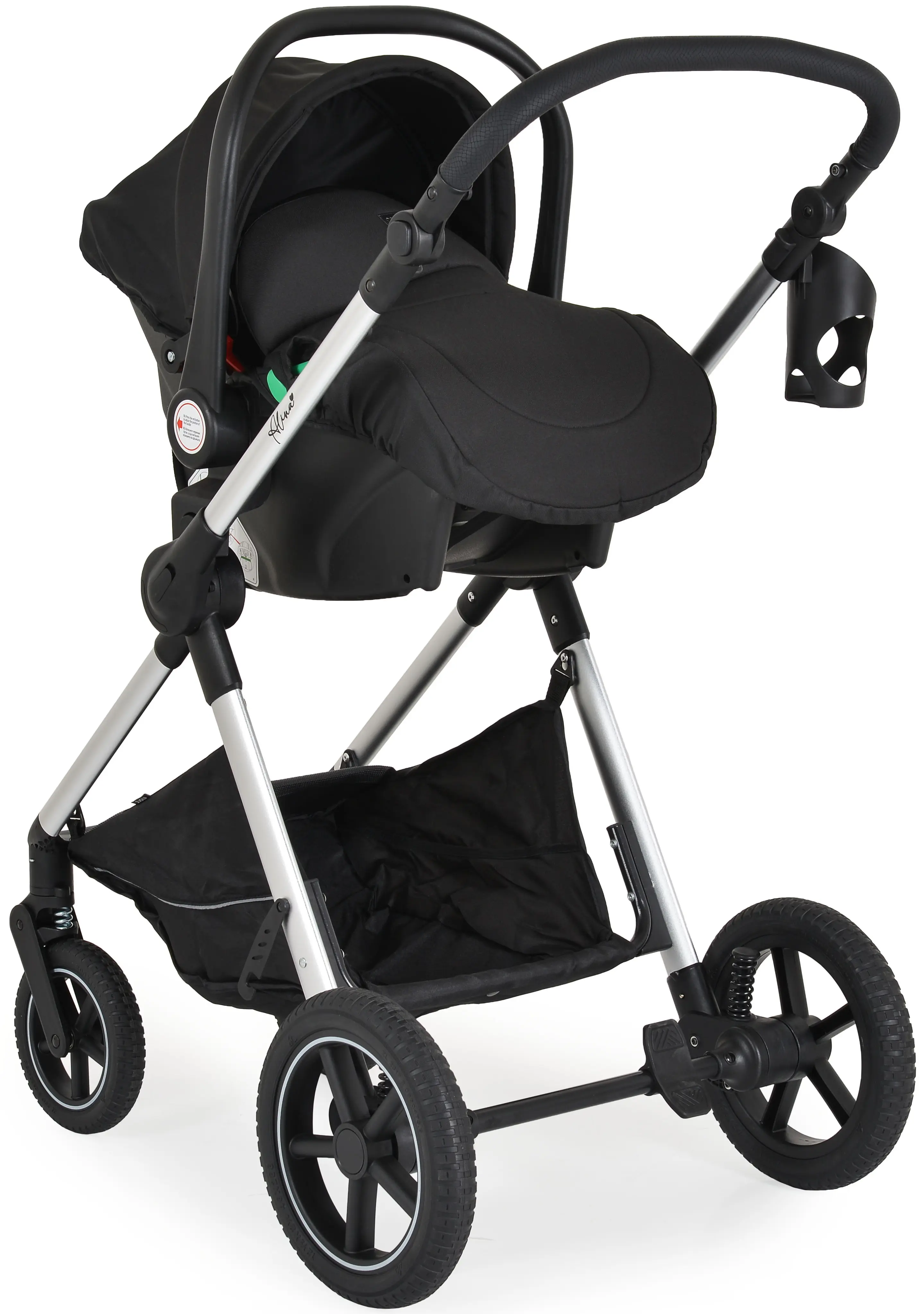 Carucior-transformer 2in1 Moni Alina (Black Onyx)